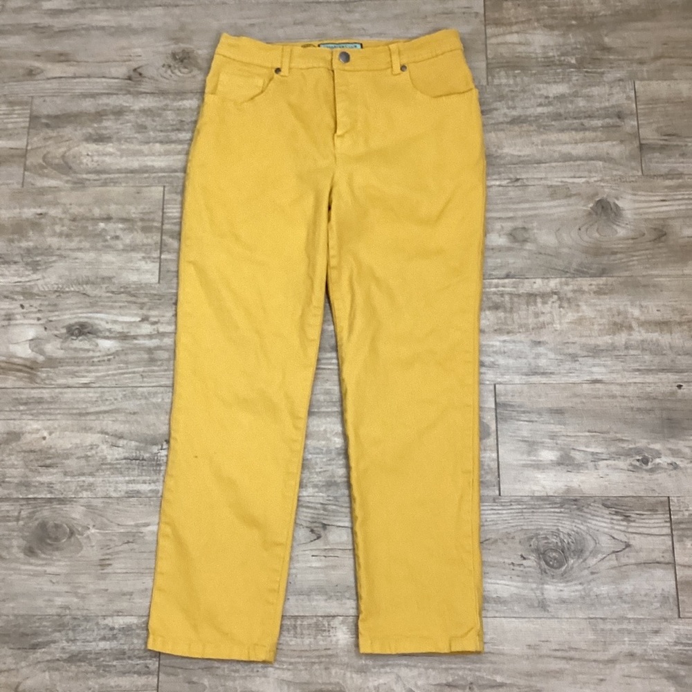 Charter Club Women’s Mustard Denim Ankle Jean Pant